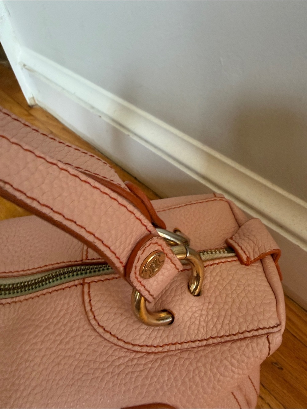 Celine Pink Leather Boogie Bag - Picture 4 of 15